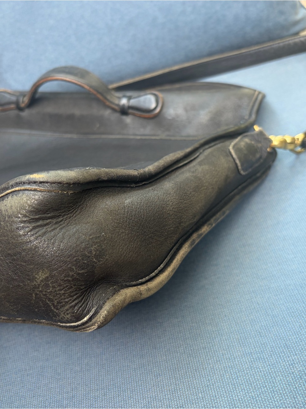 Vintage coach Lexington 5265 leather turn lock messenger briefcase - Picture 9 of 13